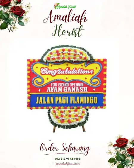 Sewa Papan Bunga Tinoor Satu